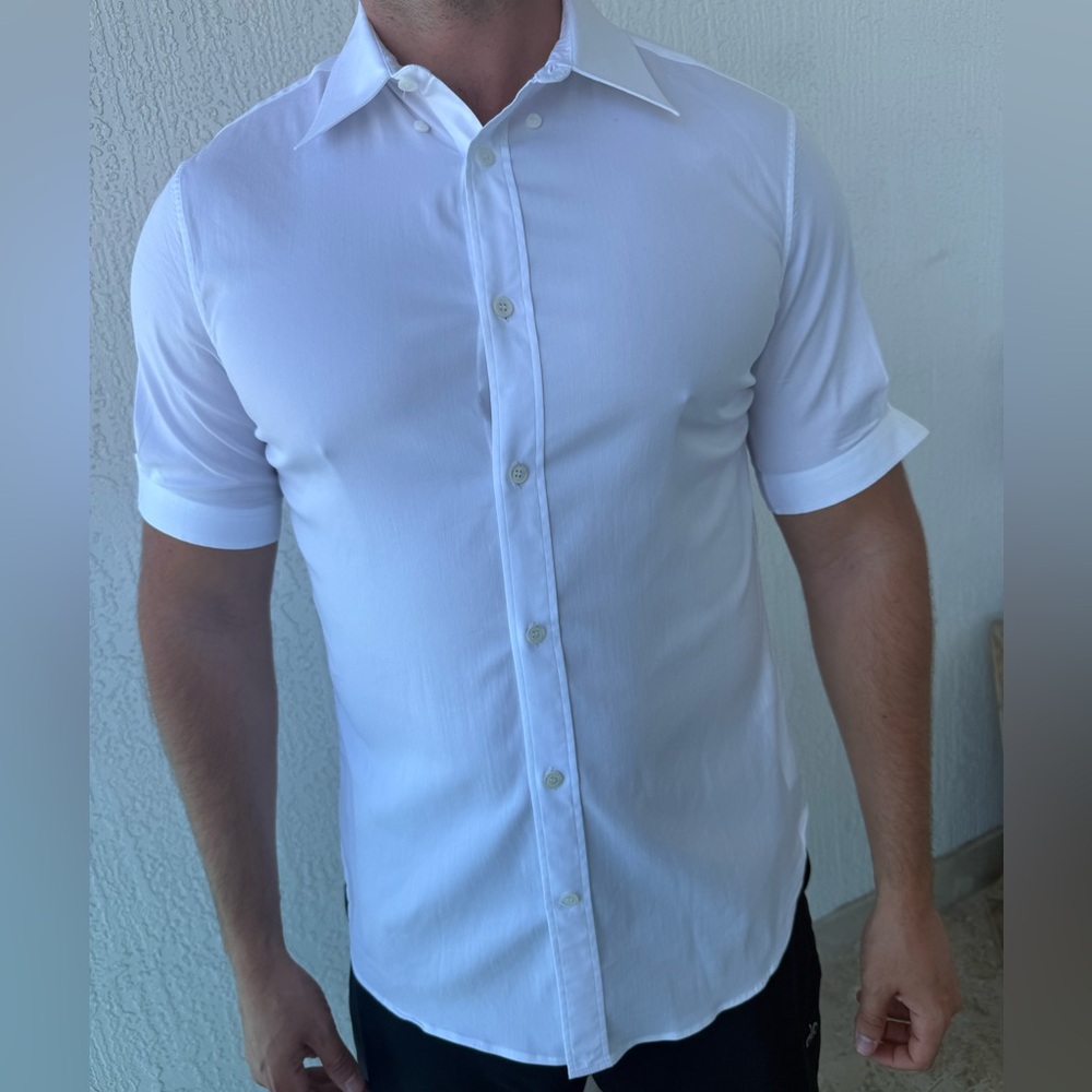 Alexander McQueen White Casual Button Down Shirt